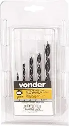 Vonder, Jogo De Brocas 3 Pontas Com 5 Peças, De 3 Mm A 8 Mm.