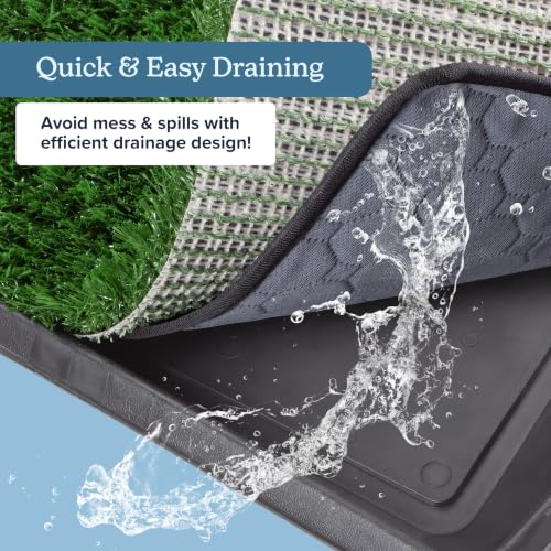 Image of PETMAKER Artificial Grass Pee Pads for Dogs, 3 Pack, 50.5 inch x 33 inch