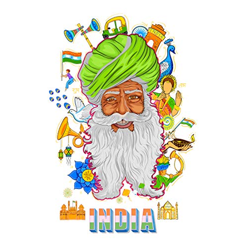 Image of Rangoli Vinyl Wall Sticker Self-Adhesive Wall Decor for Home, Office, Bedroom, and Living Room Decor Easy to Apply & Peel. Parent 5, Design-7