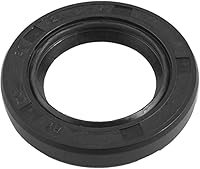 Vista 13 de uxcell Caucho doble de los labios del sello de aceite del eje rotatorio métrico 49.2x82.0x16.4 ft m TC, negro