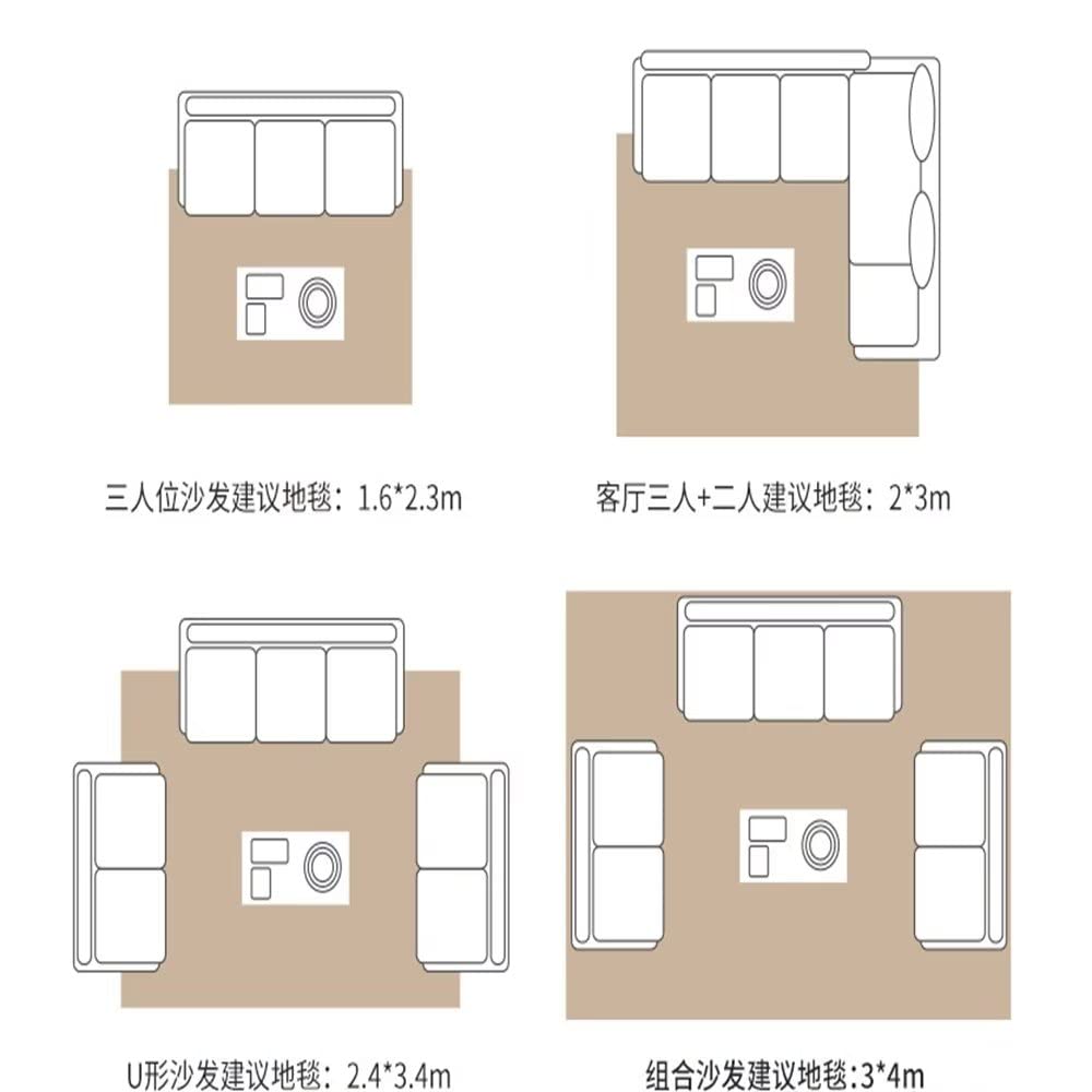Tris Tappeti Camera Da Letto Sicuro e privo di formaldeide tapetto cucina moderni tappeto su misura tappeti da salotto160X250cm