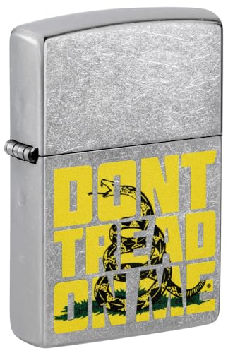 Encendedor Zippo Street Chrome Don’t Tread on Me miniatura 1