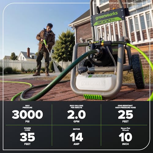 Greenworks 3000 PSI Electric Pressure Washer
