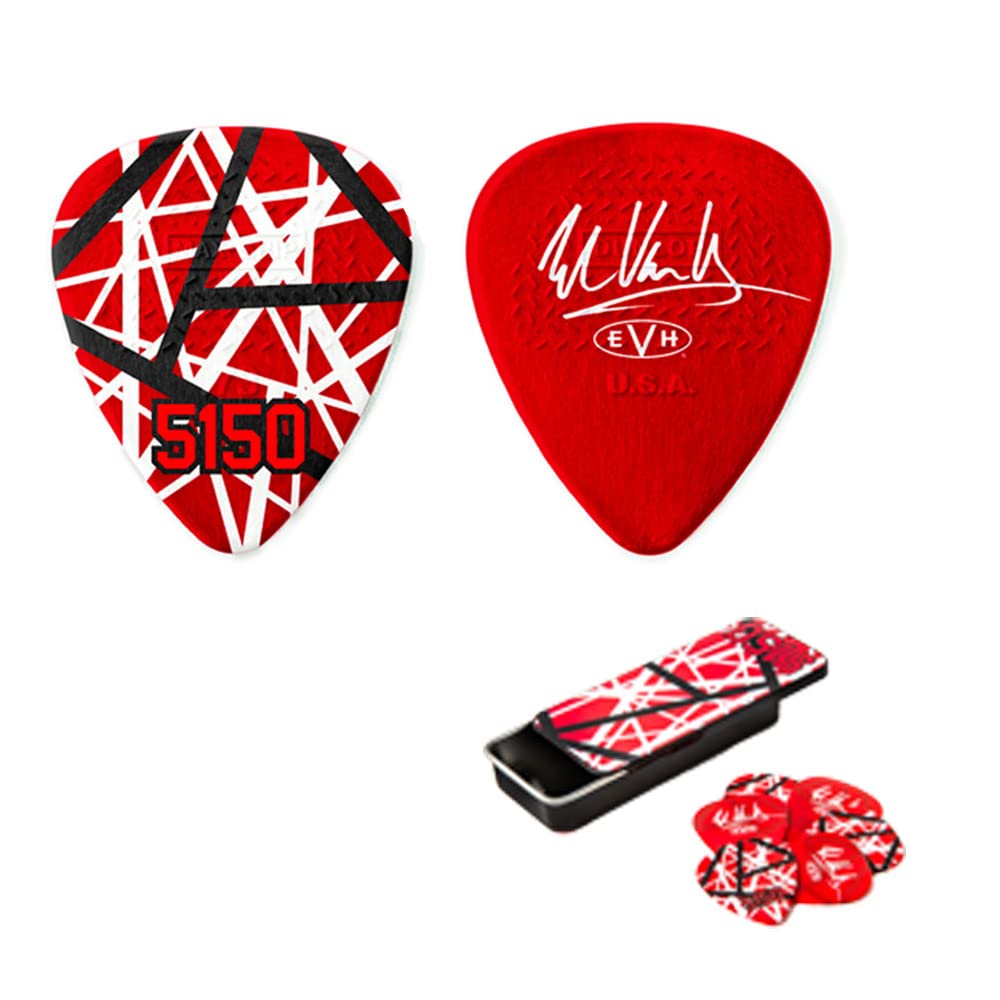 Dunlop Picks - Eddie Van Halen 5150 - Pick Tin 6, Red & White
