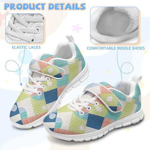 MARSVOVO Kids Athletic Running Shoes Summer Girls Vacation Casual Comfy Mesh Anti Slip Daily Wear Single Buckle Sneakers4