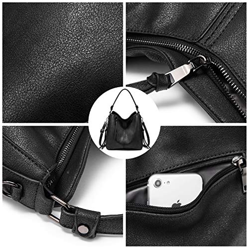 Realer RHNWB117601RE-1 Handbags For Women Medium Designer Ladies Hobo Bag Bucket Purse Faux Leather thumb #4