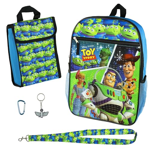 Disney Toy Story Mochila 40,6 cm Buzz Woody and Friends Conjunto de 5 peças