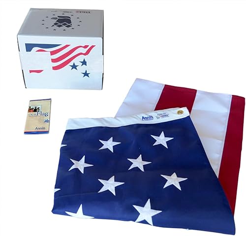 Miniatura 6 de Annin tough-tex tela de poliéster bandera de reemplazo vientos RojoBlancoAzul