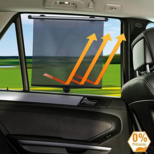 Lxpvsa C-925 Car Window Shades,2 Pack Car Window Shade For Baby,Retractable Sun Shade thumb #6