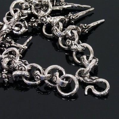 Amazon 10トーチブレスレット Gacktガクト愛用仕様 シルバー 加工 クロムハーツ好きに ブレスレット 通販