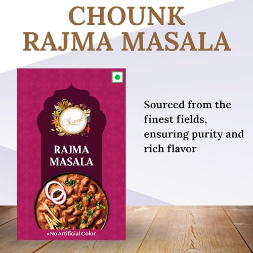 Image of Chounk Rajma Masala | Authentic Punjabi Blend | 100g Pack | Flavorful & Aromatic Spice Mix for Perfect Rajma