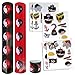 Produktbild TOBJA Pirat Schnapparmband Sticker Set - Knickarmbänder und Aufkleber 10er Set | Klatscharmband für Jungen Kindergeburtstag Mitgebsel | Armband als Kinderparty Giveaway Gastgeschenk
