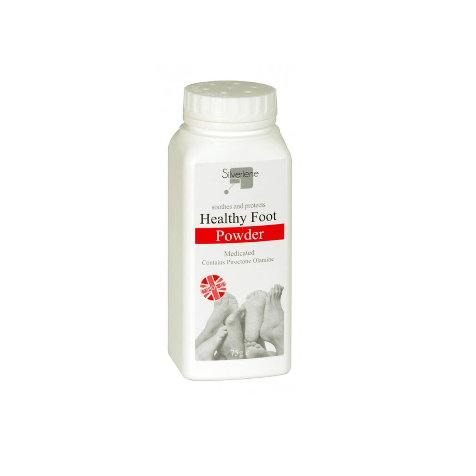 PNJB Athletes Healthy Foot Powder Medicated Treats And Prevents Anti-FUNGAL 75g, Prone To Excessive Sweating And Odour, Daily Foot Care Regime, Talcum Powder, Controls Sweat (1pcs)