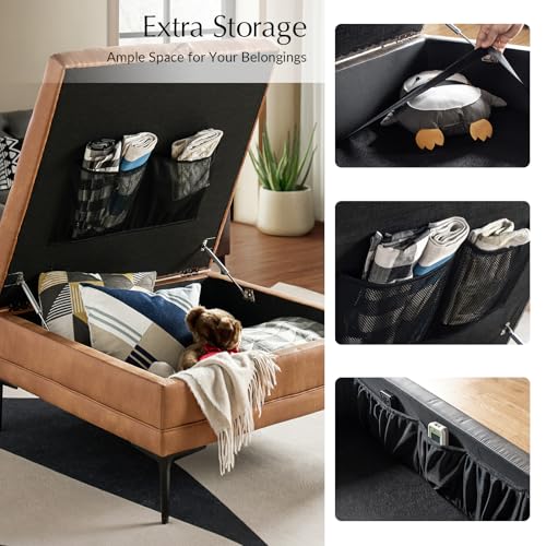 Luxury Velvet Ottoman Storage Bench