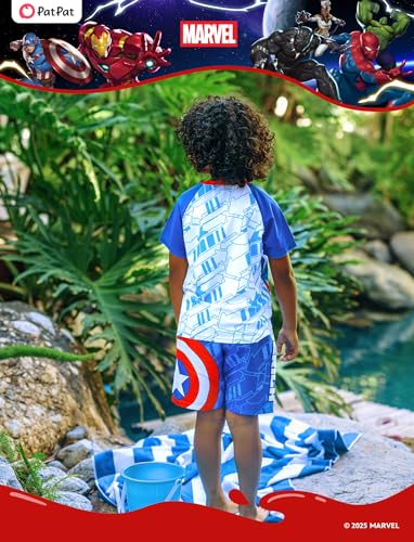 Image of Disney Marvel Spiderman Cars Boy Swimsuit Rash Guard Shirts & Swim Trunk Boys Swim Set Mickey Summer Bathing Suit 2-13 Years