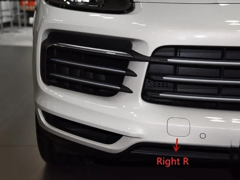 Zaślepka przyczepy samochodowej do Porsche do Cayenne 92A 2019 2020 przedni zderzak hak holowniczy osłona na oczko 9Y0807155G2X 9Y0807156G2X osłona haka holowniczego samochodu