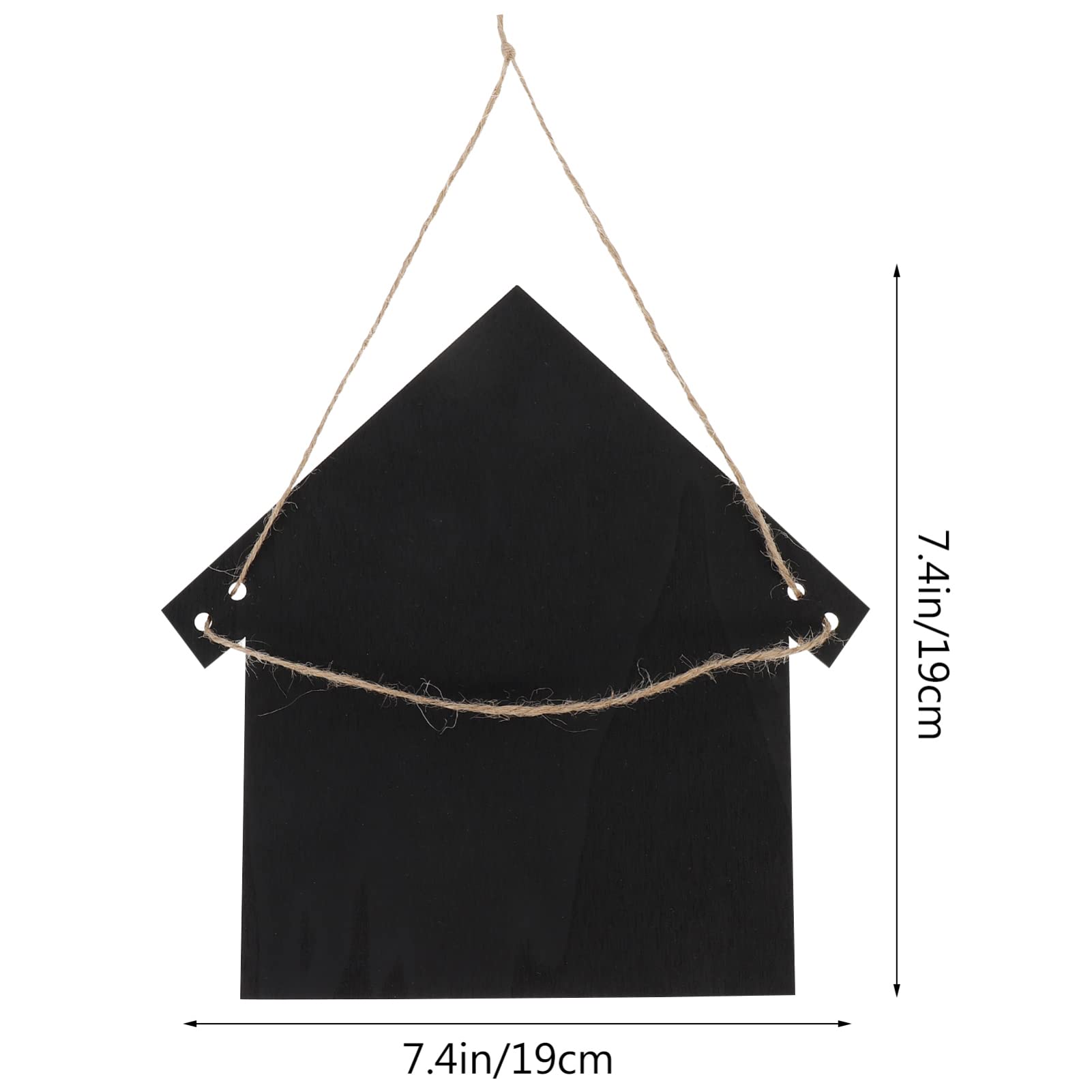 Gogogmee 2Pcs Hanging Blackboard Signs Writing Chalkboard Decor for Home Crafts Weddings and Events Creative Message Boards for Touch