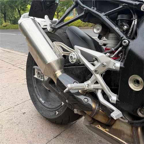 Couvercle d'échappement en carbone véritable pour BMW S1000R et M1000R protection thermique - 6