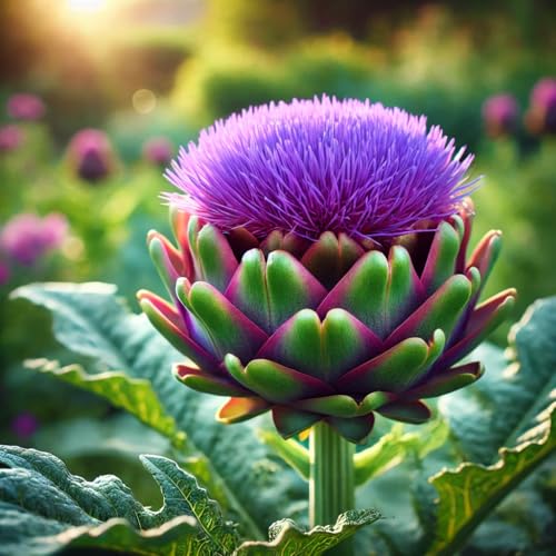 KIRA SEEDS - French Globe Artichoke Purple - Heirloom Vegetable - GMO Free