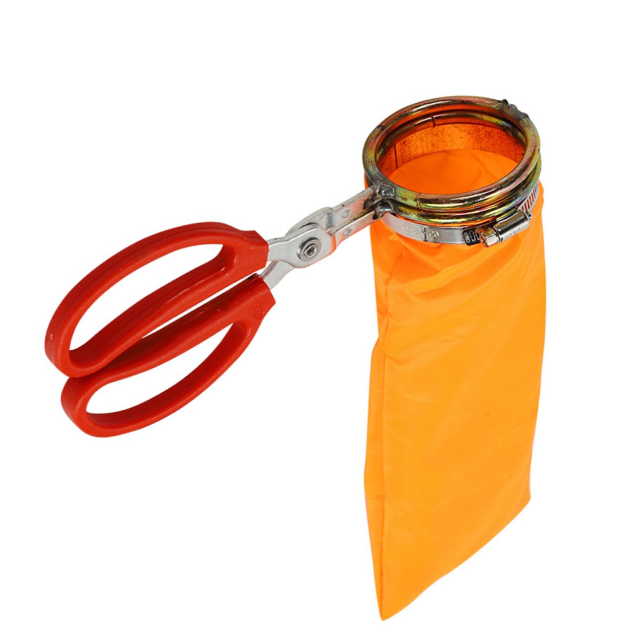 KONTONTY Detachable Fruit Picker Basket Reusable Tool for Easy Harvesting of Peaches Apples More Durable Design with Elastic Pouch for Minimal Damage Accessory