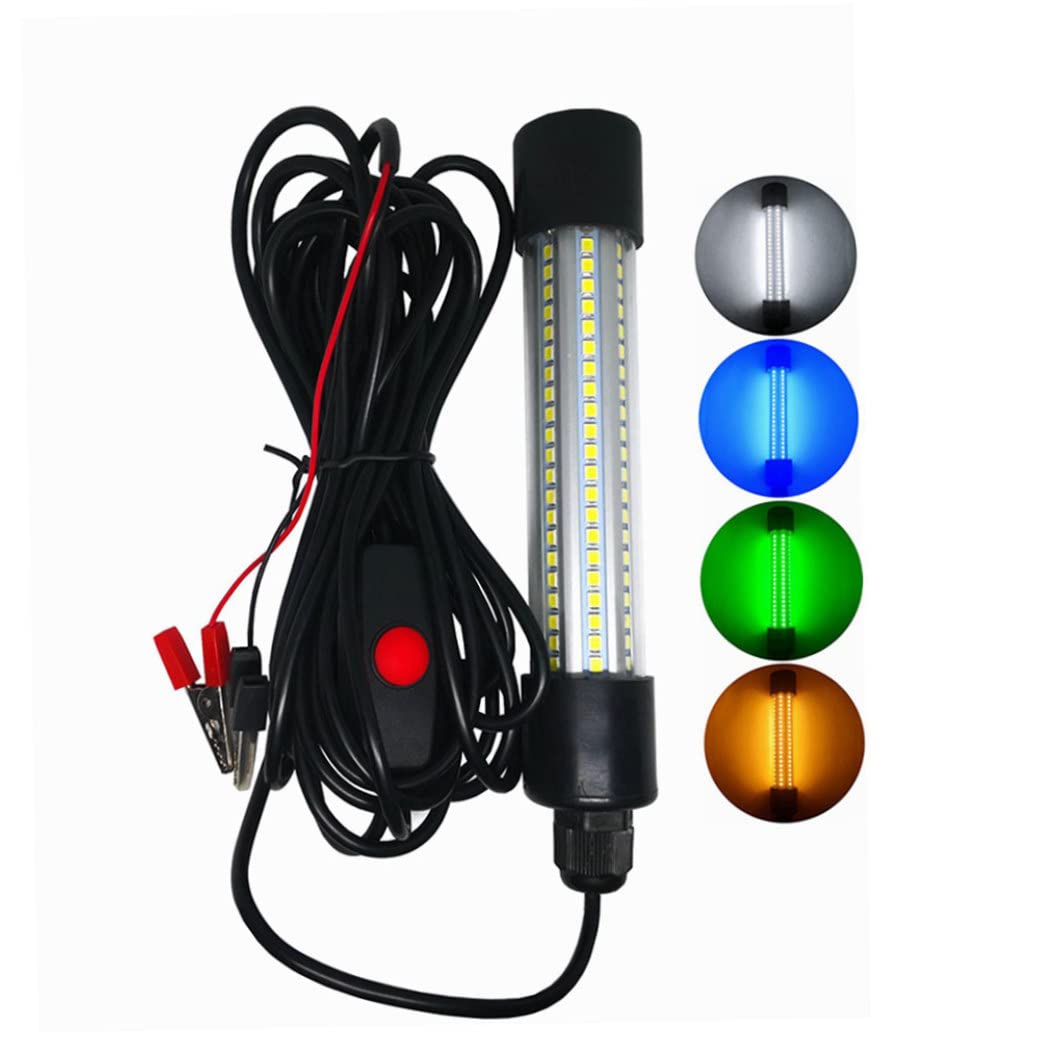 Underwater Fishing Light DC/AC12-24V IP68 Waterproof Submersible LED Fishing Lamp Blue|LED Lamp