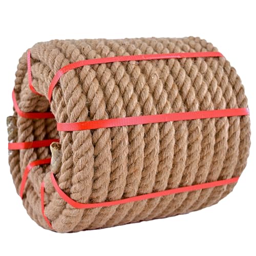 Cuerda de cáñamo natural de 1/2 pulgada para manualidades y decoración del hogar 3
