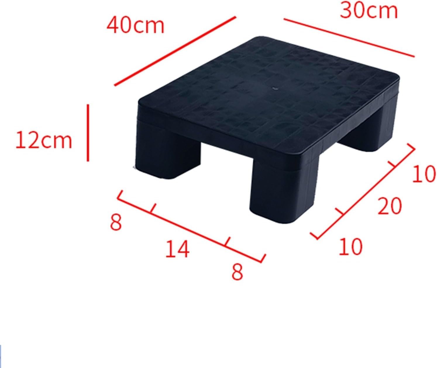 Pallet in plastica standard Pallet in plastica per lo stoccaggio in cantina - Pallet da pavimento leggeri e resistenti all'umidità per la sicurezza nei garage dei supermercati, negli armadi esterni -