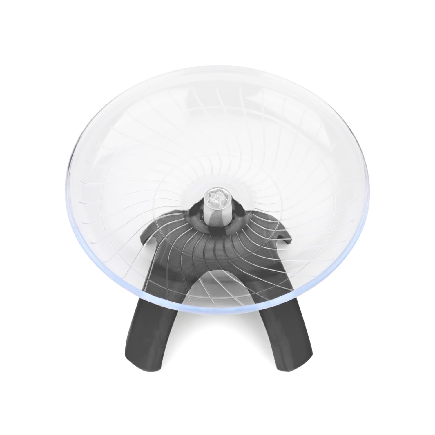 Reshiho Hamster Wheel Silent Hamster Exercise Wheel Running Spinner Hamster Flying Saucer for Hamsters Gerbils Mice and Other Small Pets (Black) - image 7