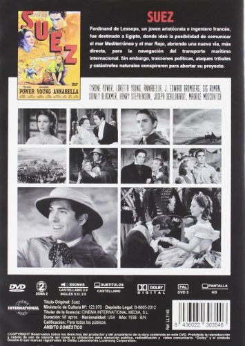Suez (1938) - Region 2 PAL, Plays in English Without subtitles - Image 2
