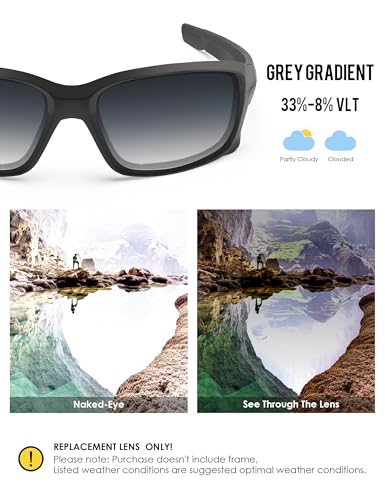 Image of BLAZERBUCK Anti-salt Polarize Replacement Lenses for Oakley Straightlink OO9331 Sunglass