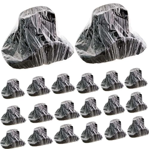 Lanxitown 20pcs Cowboy Hat Protector - Dust & Waterproof Cover, Transparent (Polyethylene)