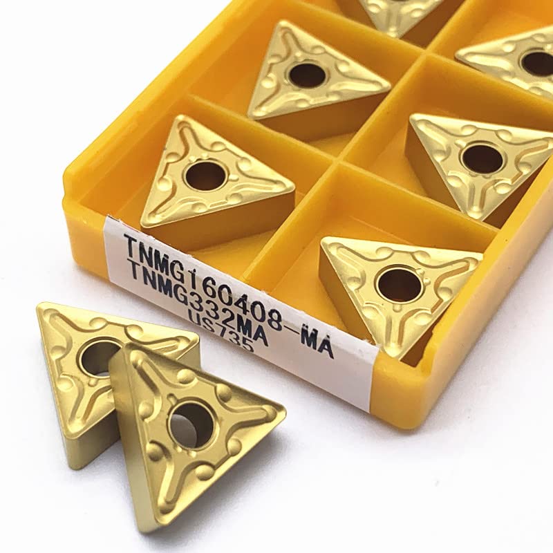 TNMG160404 08 MA VP15TF/UE6020/US735 CNC Herramienta de torneado Externo TNMG 160404 Piezas de Acero Inoxidable Inserto Giratorio(TNMG160408 MA VP15TF)