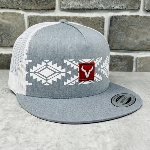 Image of Vexil American Rancher Adjustable Snapback Western Lifestyle Rodeo Southwest Inspired Meshback Hat