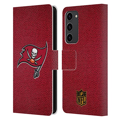 Fútbol Logotipo de Tampa Bay Buccaneers Funda para Galaxy S23+ 5G Head Case Designs En Cuero
