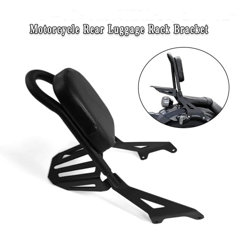 Portapacchi Per Moto Con Cuscinetto - Schienale Posteriore Per Passeggero, Barra Pad Accessori Moto, Colore Nero - Foto 12