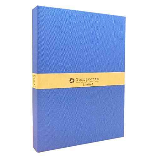 ナカバヤシ 無線綴ポケットアルバム テラコッタ L判3段 アジサイブルー TER-L3P-140-AB