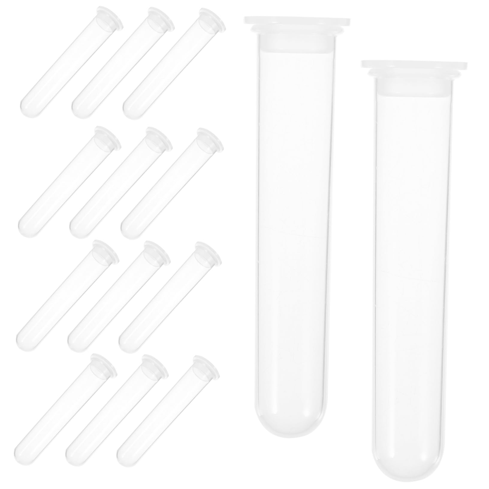 Baluue 100pezzi Provette Da Centrifuga in Plastica Per Esperimenti Di Laboratorio Tappi Design Sicuro Per Prevenire Fuoriuscite Di Campioni Materiali Di Compatte e Facili Da Trasportare