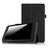 Fintie Folio Case for Fire 7 2015 - Slim Fit Premium Vegan Leather Standing Protective Cover Case for Amazon Fire 7 Tablet (will only fit Fire 7
