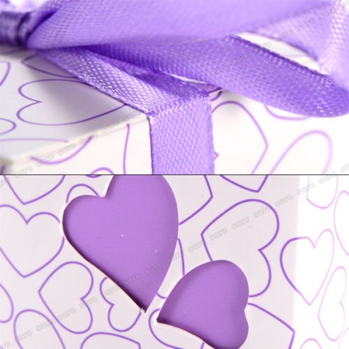 50pz Bomboniere Scatola CUORE Porta Confetti