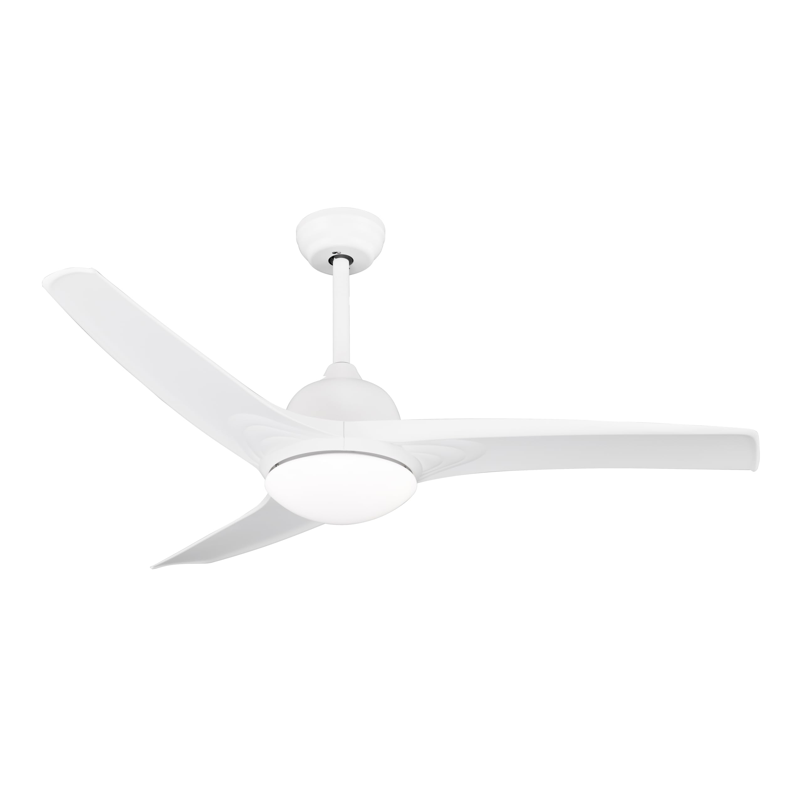 Orbegozo CP 146132 Ventilador de techo 132 cm motor DC 35W 6 velocidades silencioso mando a distancia reversible verano/invierno LED 24W 2400 lm 3000-6000K temporizador 1-8h incluye dos tijas