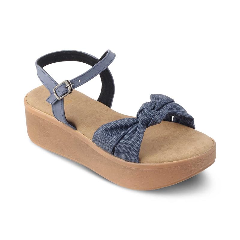 tresmode Brera Blue Womens Platform Wedge Sandals Elevate Your Style Effortlessly!|| Size (EU-40/UK-7/US-9) (B0CHDCKJBX) Amazon Price History, Amazon Price Tracker