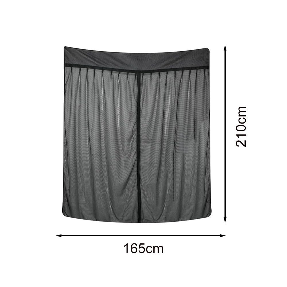 Cortinas de malla transpirable para puerta de caravana con tela Oxford 420D
