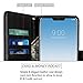 LK Case for LG G7, LG G7 ThinQ, Luxury PU Leather Wallet Flip Protective Case Cover with Card Slots and Stand for LG G7 (Black)