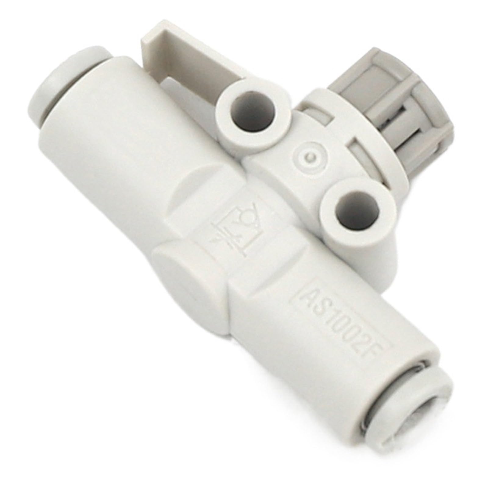 Válvula de acelerador de tubo AS3002F-06A para control de flujo neumático
