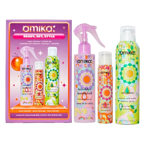 Amika pronto, conjunto, estilo: preparação, volume + conjunto de ...