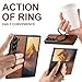 Suitable for Samsung Z Fold7/6/5 Magnetic Wireless Charging Phone case, 360° Rotating Ring Buckle Bracket Leather case (Samsung Z Fold 5,G3 Oil Wax Brown)