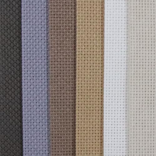 Image of KCS 6 pc of 12 inch x 18 inch (30cmx45cm) Counted Cotton Aida Cloth Cross Stitch Fabric (16CT-F)