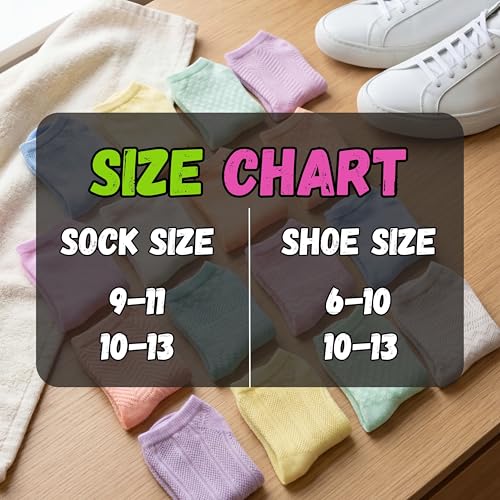 Image of Tipi Toe Women's 20 Pack Colorful Low Cut Socks - Lightweight, Breathable Design for All-Day Comfort Sizes 9-11 /10-13