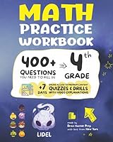 4th Grade Math Practice Workbook: 400+ Questions You Need to Kill in 4th Grade 1951048318 Book Cover