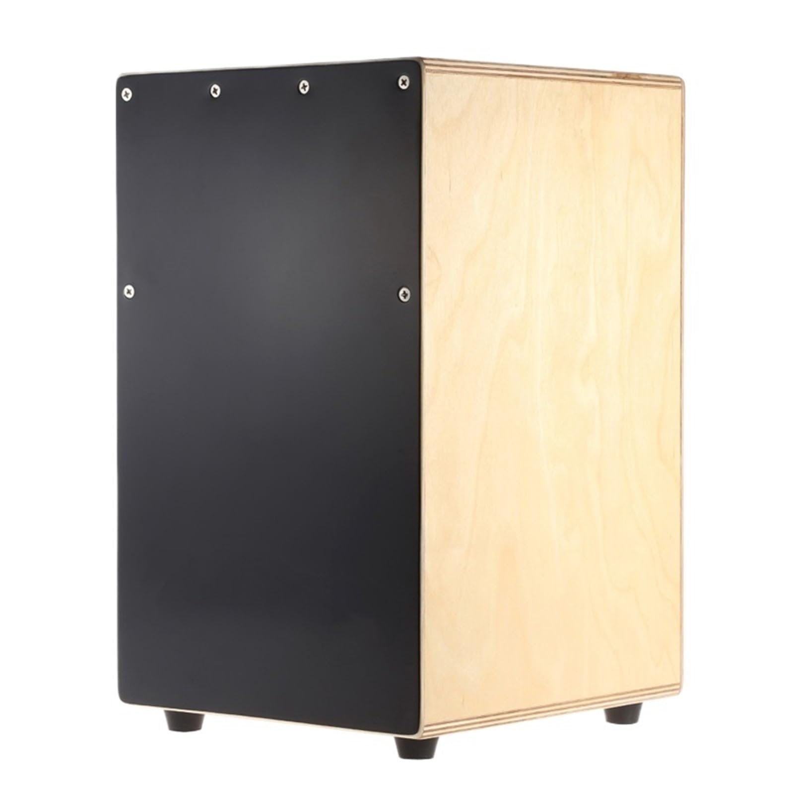 tamburo cajon Cajon in legno, tamburo a mano, strumento a percussione con corde e piedini in gomma, 23 * 24 37 cm